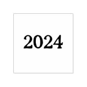 "2024" (33,02cm) rubberstempel (Afrduk)