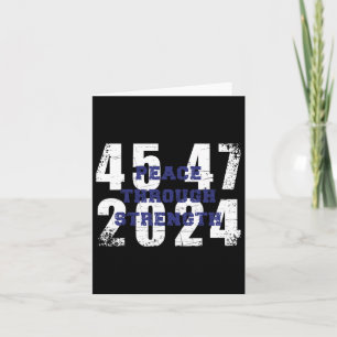 2024 45 47 Amerika Eerste Maga Cool Uniek Kaart