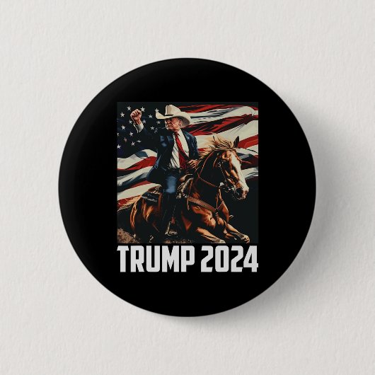 2024 4 juli Patriottisch Amerika Onafhankelijkheid Ronde Button 5,7 Cm (Voorkant)