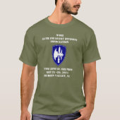 2024 65th Infantry Reunion-Hudson Valley DARK T-shirt (Voorkant)
