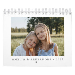 2024 Aangepaste Creëer Uw Eigen Familie Foto Kalender