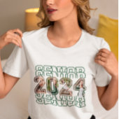 2024 Aangepaste foto Afstuderen T-shirt