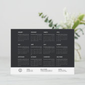 2024 Aangepaste Logo Bedrijf Aankondigingskalender Kaart (Staand voorkant)