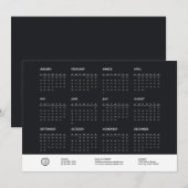 2024 Aangepaste Logo Bedrijf Aankondigingskalender Kaart (Voorkant / Achterkant)