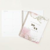 2024 Abstracte Roze & Gouden Planner (Display)