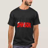2024 Achternaam Team Johnson Familie Afstuderen Ro T-shirt (Voorkant)