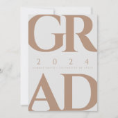 2024 Afstudeerder Aankondiging en Feest Uitnodigen (Voorkant)