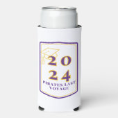 2024 Afstudeerder Cruise White Koozie (Seltzer Voorkant)