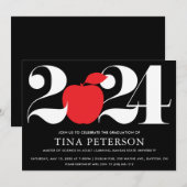 2024 Afstudeerfeest voor docenten Kaart (Voorkant / Achterkant)