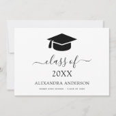 2024 Afstuderen aankondiging zwart wit (Voorkant)