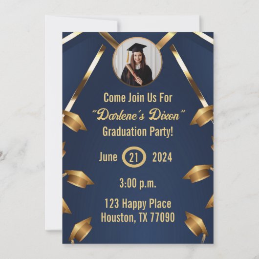 2024 afstuderen Celebration Cards Kaart (Voorkant)