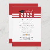 2024 Afstuderen Eenvoudig Afstudeerder Partij Kaart (Voorkant / Achterkant)