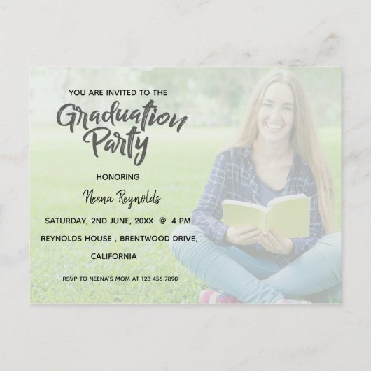 2024 Afstuderen Foto Aankondiging en Partij (Achterkant)