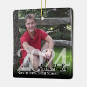 2024 Afstuderen Foto Keramisch Ornament (Links)