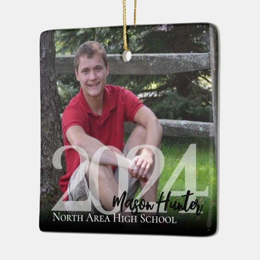 2024 Afstuderen Foto Keramisch Ornament (Links)