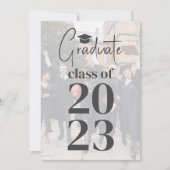 2024 Afstuderen Fotomodern afstuderen Aankondiging (Voorkant)