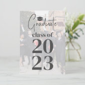 2024 Afstuderen Fotomodern afstuderen Aankondiging (Staand voorkant)