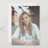 2024 Afstuderen Fotomodern afstuderen Aankondiging (Achterkant)