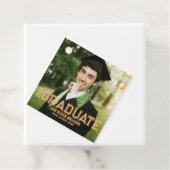 2024 Afstuderen gepersonaliseerde foto Afstudeerde Bedankjes Labels (In situ)