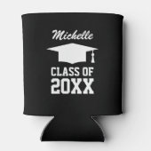 2024 Afstuderen partij koelbox met afstuderen pet Blikjeskoeler (Achterkant)