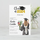 2024 afstuderen Uitnodiging (Staand voorkant)