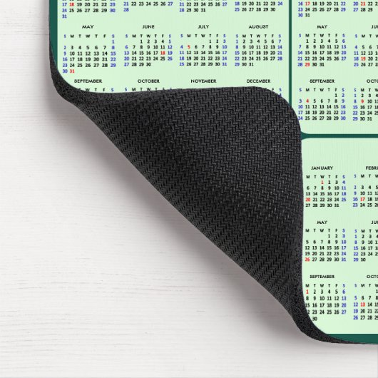 2024 - Agenda 2032 met Amerikaanse Feestdagen Donk Muismat (Hoek)