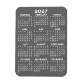2024 Agenda - Basic Grey Mini Agenda Magneet (Verticaal)