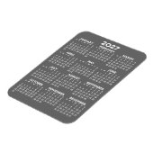 2024 Agenda - Basic Grey Mini Agenda Magneet (Linkerzijde)