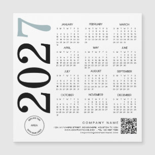 2024 Agenda Logo QR Code Blauw Zwart Zakelijk