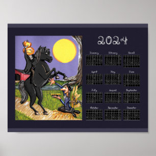 2024 Agenda Slaapholle Reiters zonder Hoofd Poster