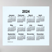 2024 Alice Blue Agenda van Janz Print (Voorkant)