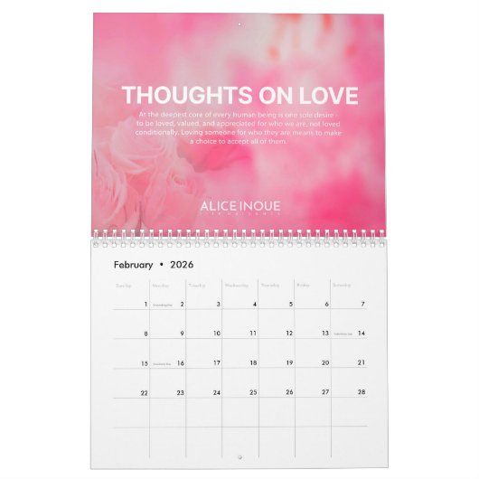 2024 Alice Inoue Life Guidance Calendar Kalender (Feb 2026)