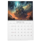 2024 Alien Landschappen Science Fictie Kalender (Feb 2026)