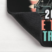 2024 Alle aan boord van de Trump Train 2024 Amerik Muismat (Hoek)