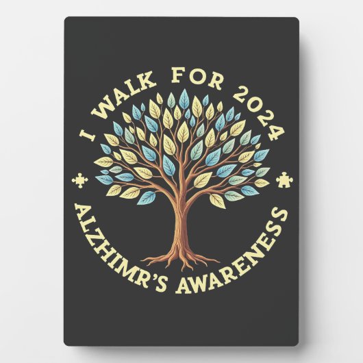 2024 Alzheimer Awareness Month Fotoplaat (voorkant)