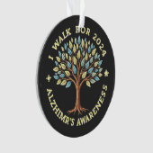 2024 Alzheimer Awareness Month Ornament (voorkant)