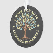 2024 Alzheimer Awareness Month Ornament (voorkant)