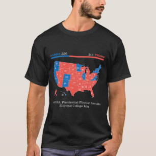 2024 Amerikaanse presidentsverkiezingen Uitslagen  T-shirt