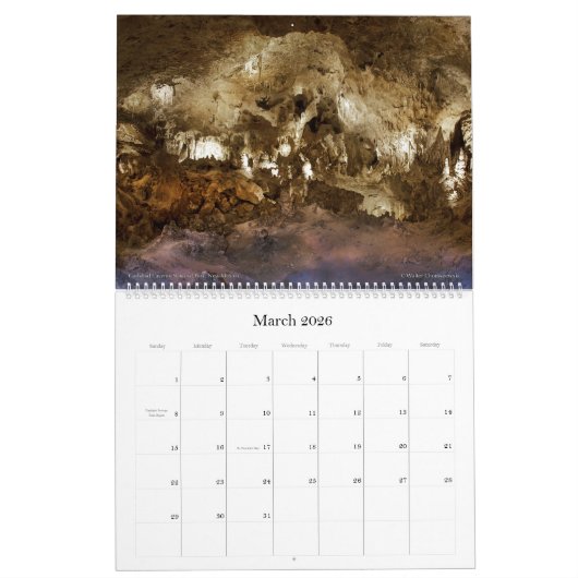 2024 AMERIKA'S NATIONALE PARKEN - CHOROSZEWSKI Lar Kalender (Mar 2026)