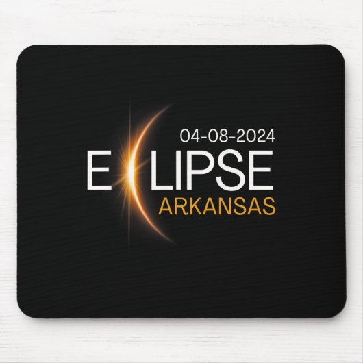 2024 Arkansas Totality Eclipse Arkansas Solar 2024 Muismat (Voorkant)