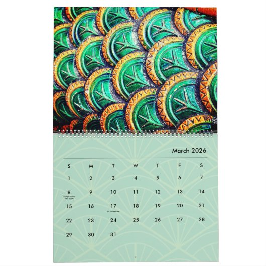 2024 Art Deco Kalender (Mar 2026)