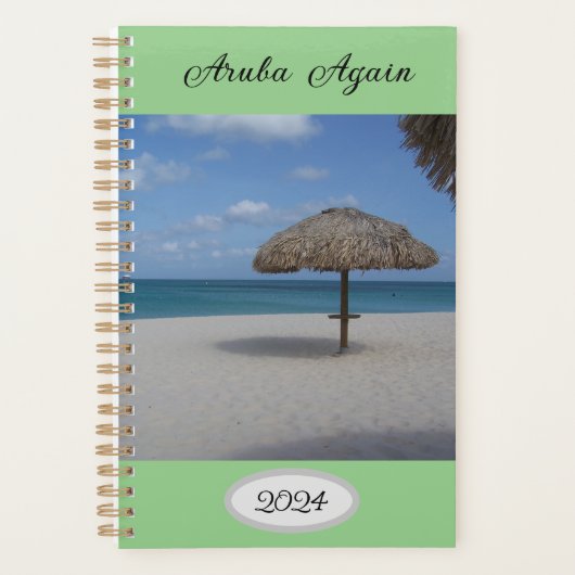 2024 Aruba opnieuw hard Hoesje planner (Voorkant)