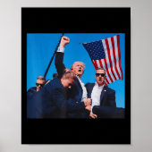 2024 Asination Butler Pennsylvania Trump Fight Poster (Voorkant)