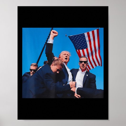 2024 Asination Butler Pennsylvania Trump Fight Poster (Voorkant)