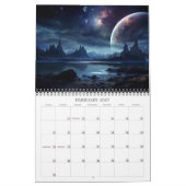2024 Astroscapes Sci-Fi Buitenruimte Landschap Kalender (Feb 2027)