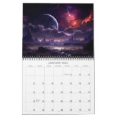 2024 Astroscapes Sci-Fi Buitenruimte Landschap Kalender (Jan 2026)