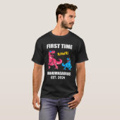 2024 Baby Announcement Dinosaur  First Time Grandm T-shirt (Voorkant volledig)