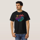 2024 Bahama's vakantie of reis ontwerp T-shirt (Voorkant volledig)