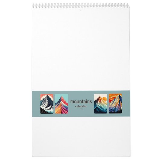 2024 Bergkalender Kalender (Hoes)