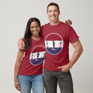 2024 Bid voor het Rode Wit Blauwe Vrijheidsbeeld T-shirt